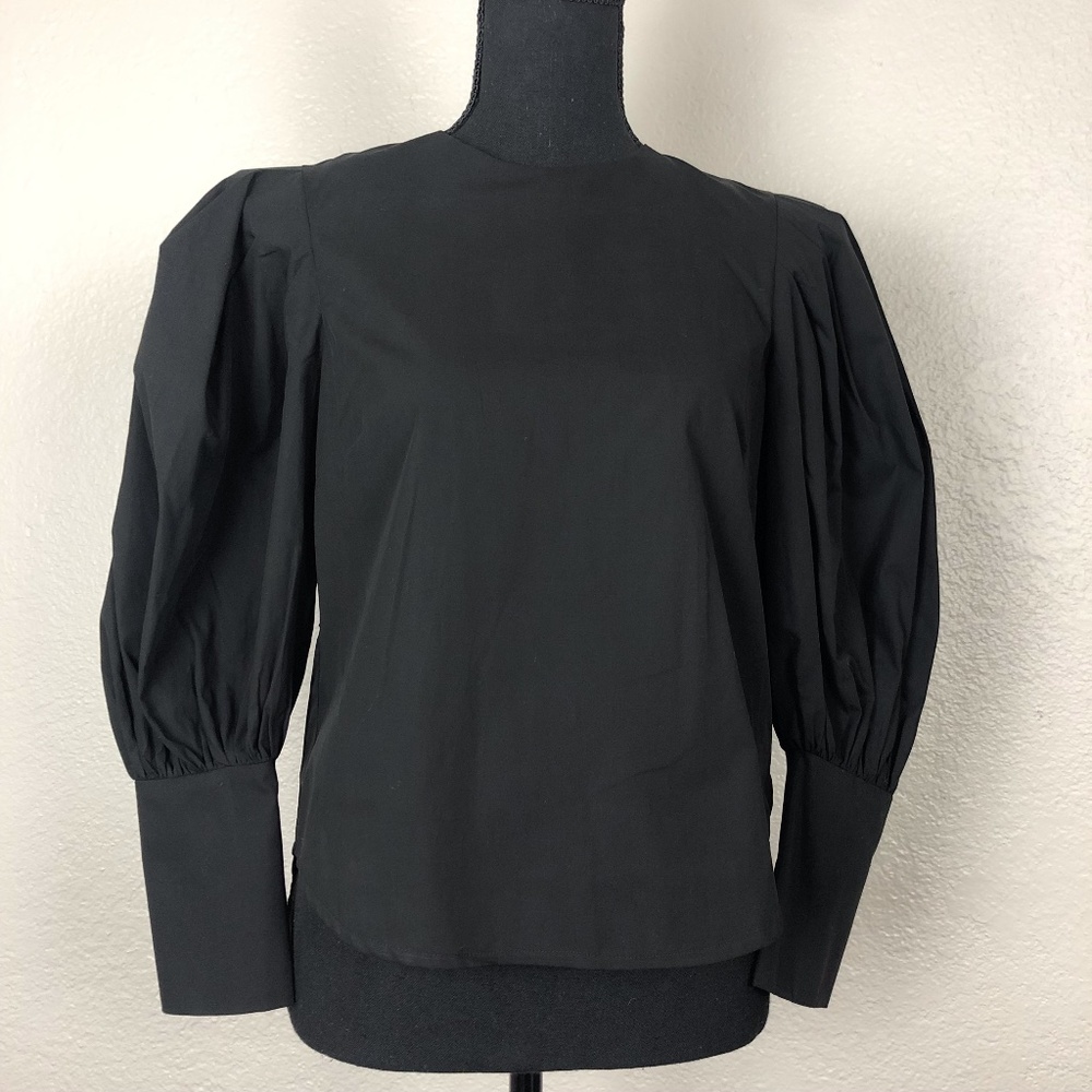 Blk Puff Sleeve Zara Top XS